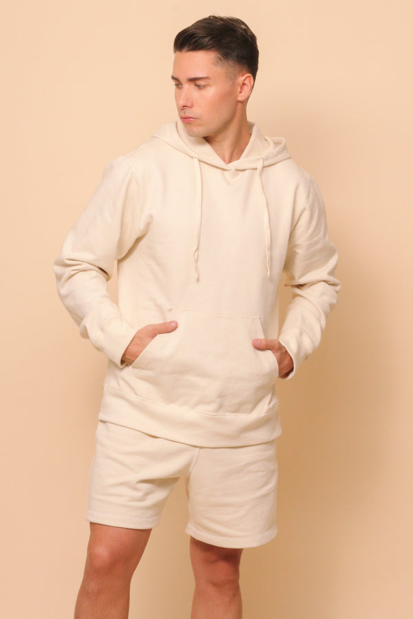 Cottonique Men's Allergy-Free French Terry Hoodie