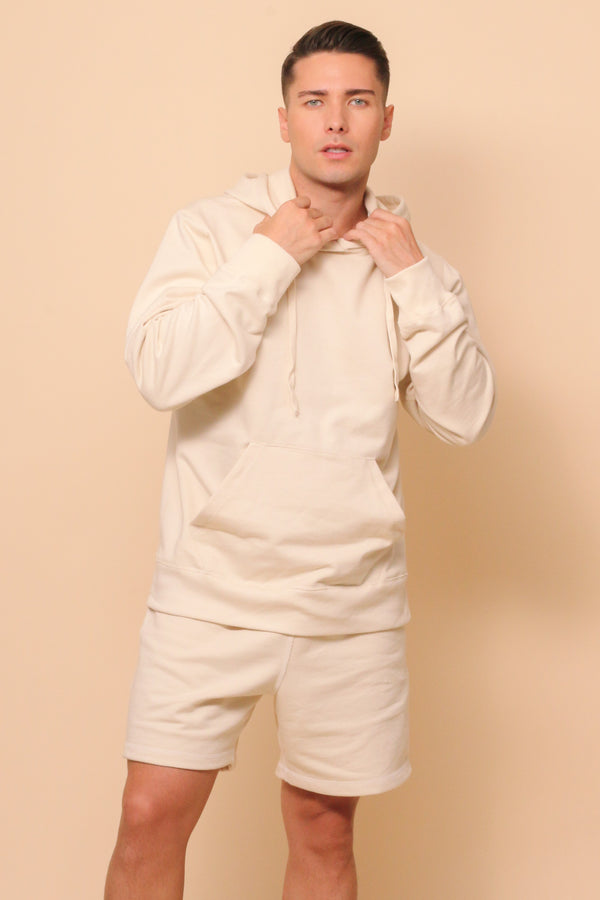 Cottonique Men's Allergy-Free French Terry Hoodie