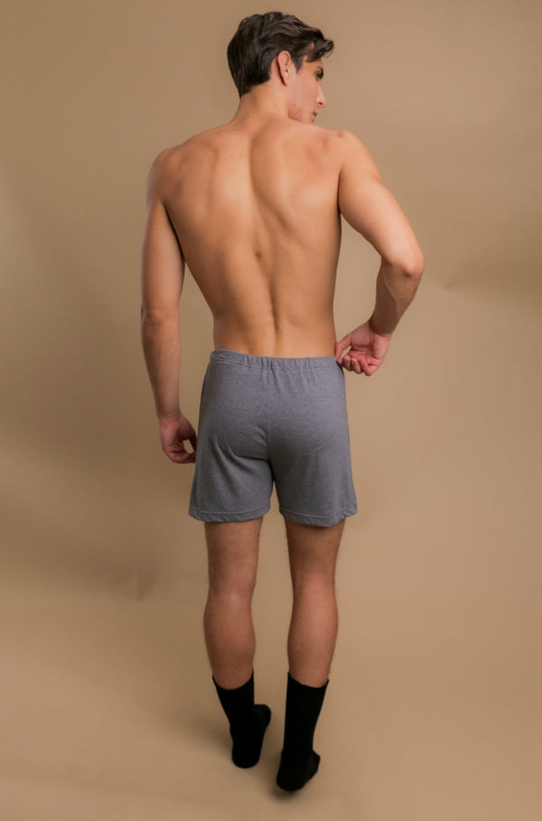 Cottonique Men's Drawstring Loose Boxer Shorts