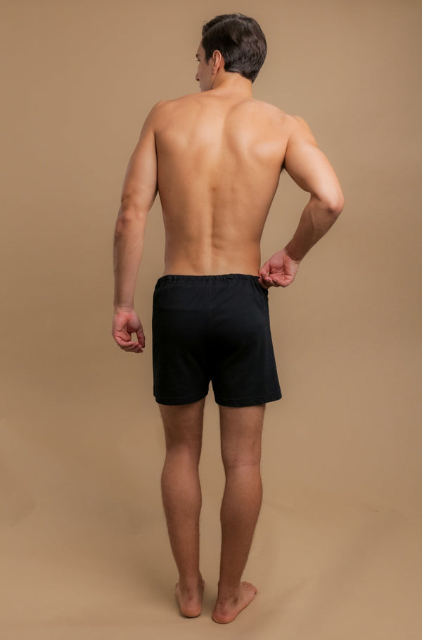 Cottonique Men's Drawstring Loose Boxer Shorts