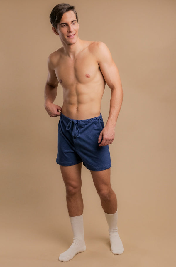 Cottonique Men's Drawstring Loose Boxer Shorts