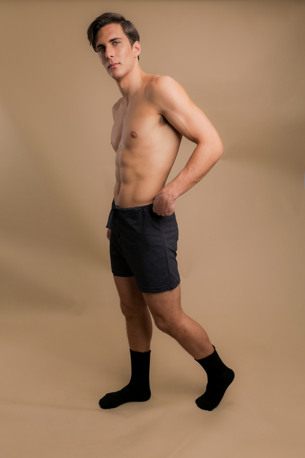 Cottonique Men's Drawstring Loose Boxer Shorts