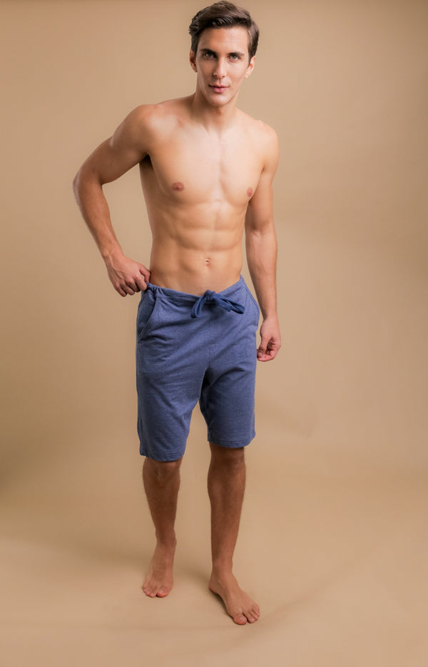 Cottonique Men's Drawstring Lounge Shorts