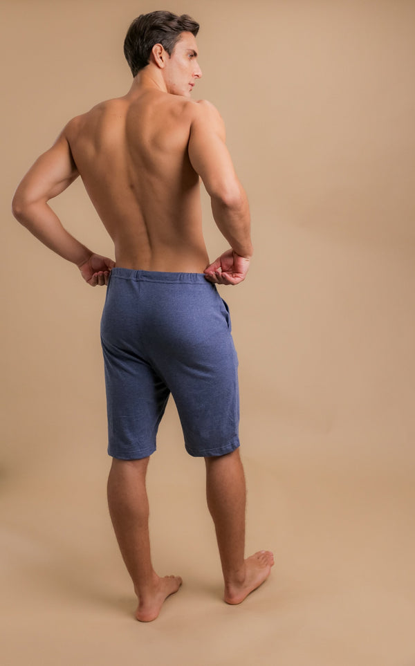 Cottonique Men's Drawstring Lounge Shorts