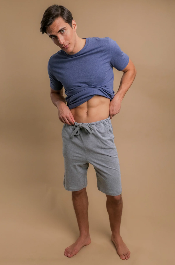 Cottonique Men's Drawstring Lounge Shorts