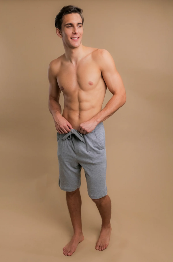 Cottonique Men's Drawstring Lounge Shorts