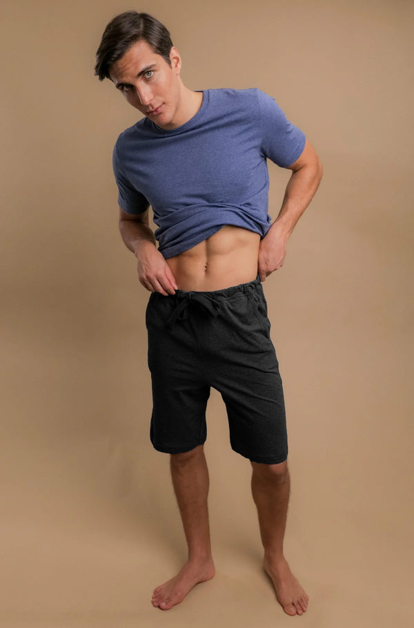 Cottonique Men's Drawstring Lounge Shorts
