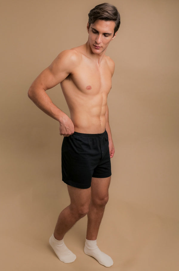 Cottonique Men's Elasticized Loose Boxer Shorts