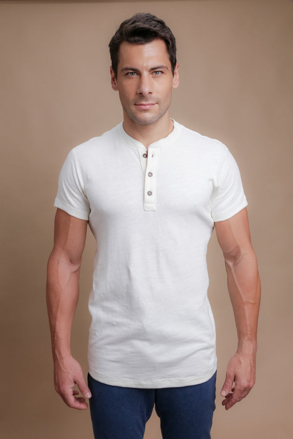 Cottonique Men's Henley Shirt