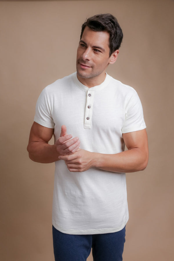 Cottonique Men's Henley Shirt