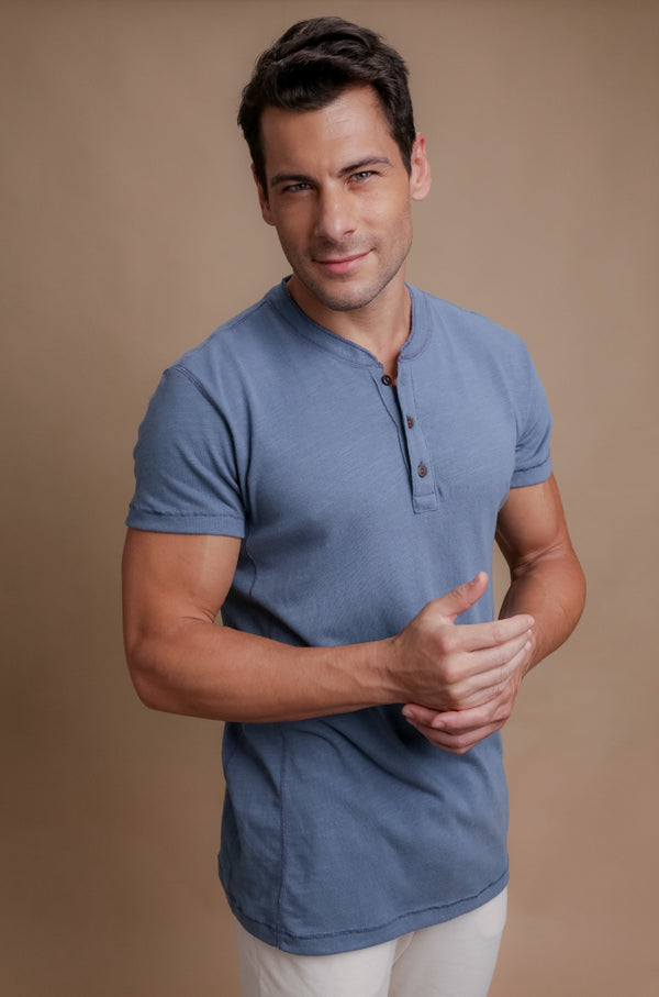 Cottonique Men's Henley Shirt