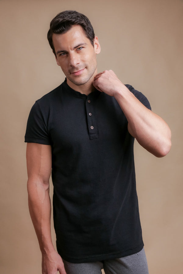 Cottonique Men's Henley Shirt