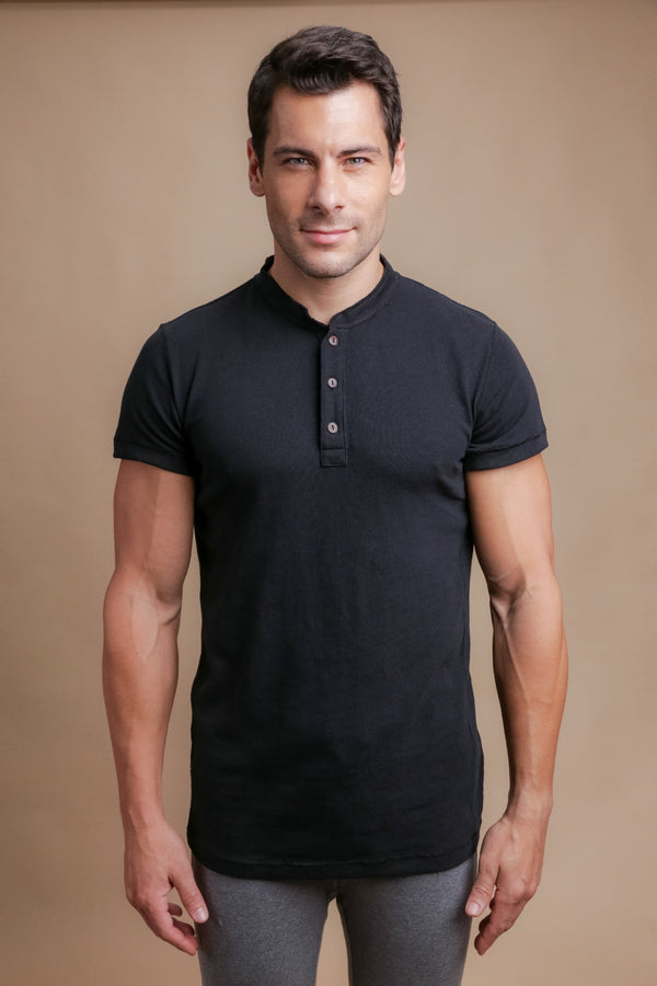 Cottonique Men's Henley Shirt