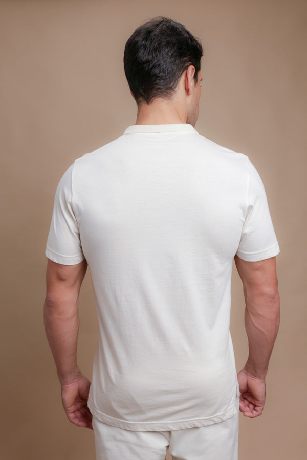 Cottonique Men's Light Organic Polo Tee