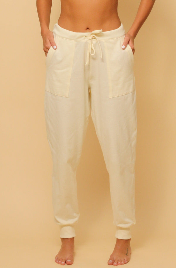 Cottonique Women's Allergy-Free Penny Jogger Pants