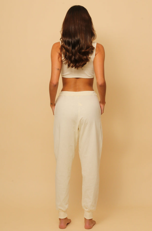 Cottonique Women's Allergy-Free Penny Jogger Pants