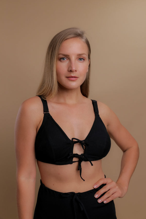 cottonique Women's Drawstring Bra