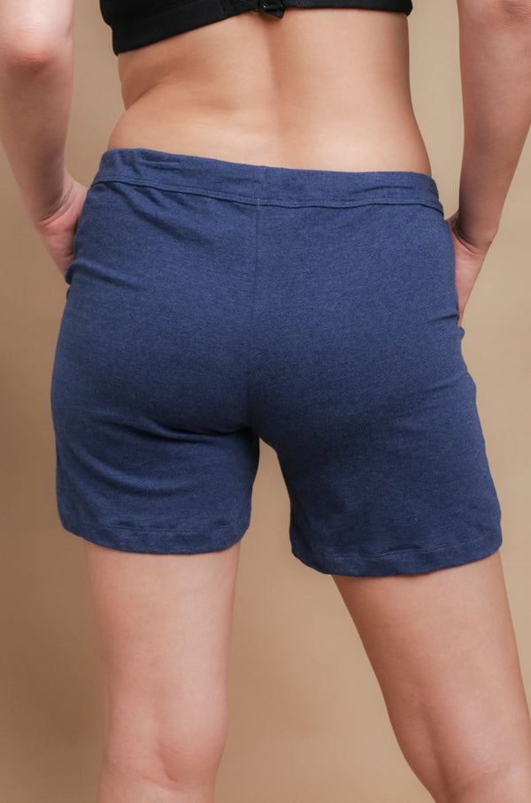 Cottonique Women's Drawstring Lounge Shorts