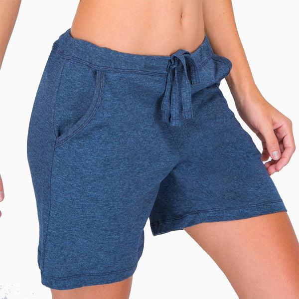 Cottonique Women's Drawstring Lounge Shorts