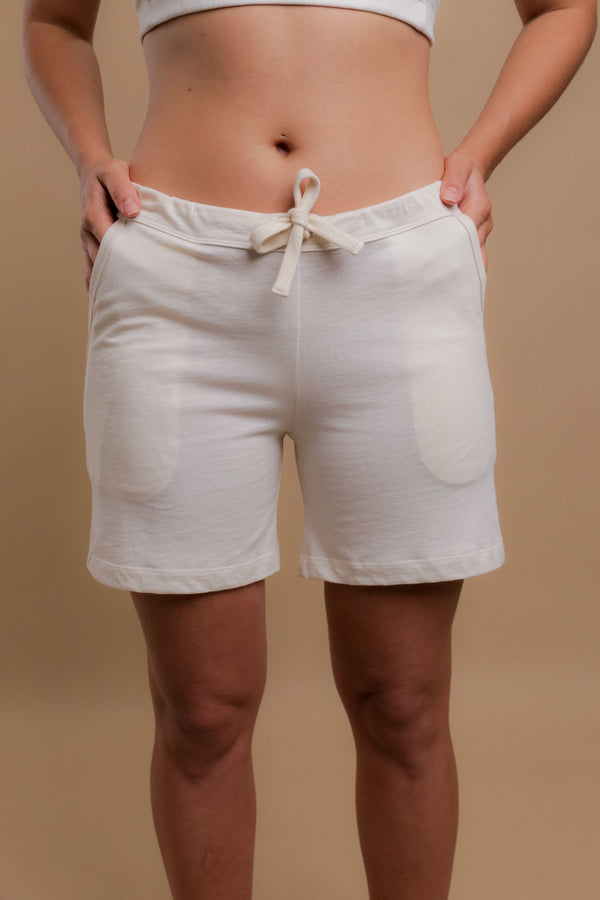 Cottonique Women's Drawstring Lounge Shorts
