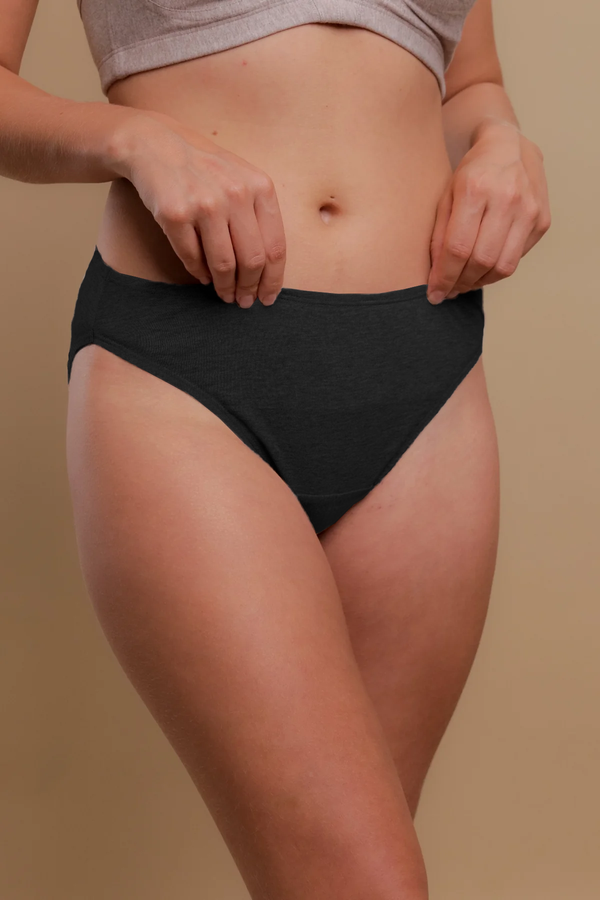 cottonique Women's Low-rise Contoured Brief (2/pack)
