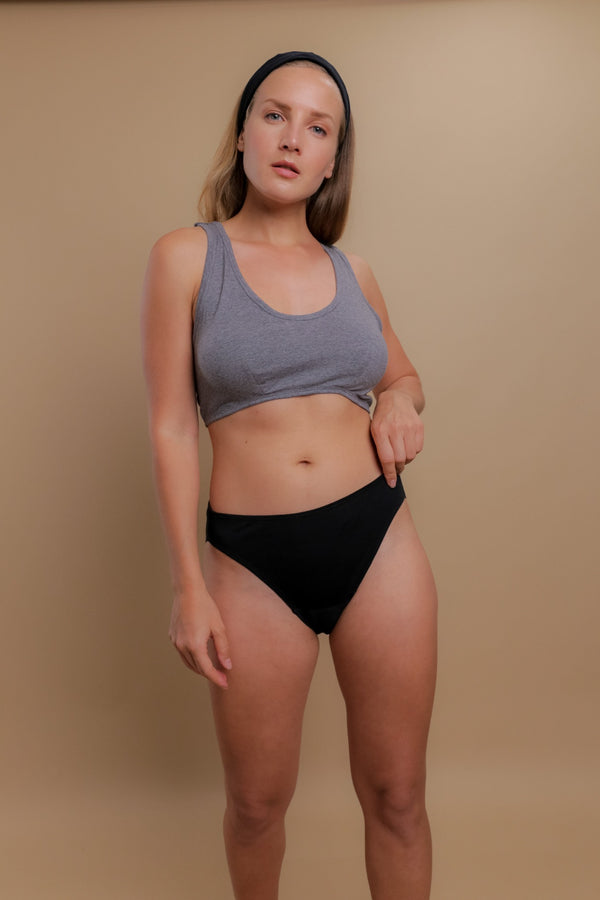 cottonique Women's Low-rise Contoured Brief (2/pack)