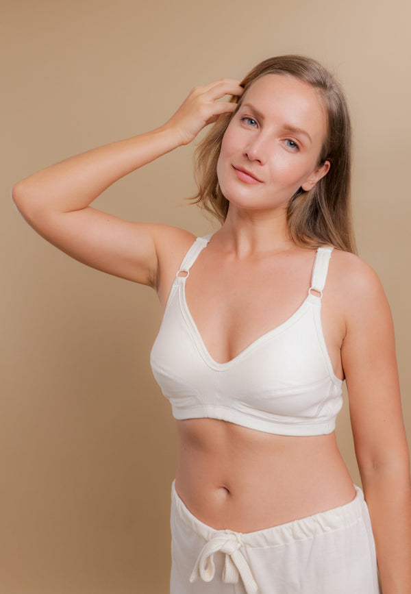 Cottonique Women's Racerback Pullover Bra