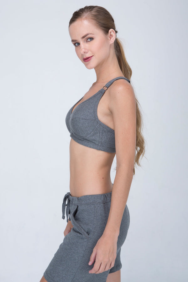 Cottonique Women's Racerback Pullover Bra