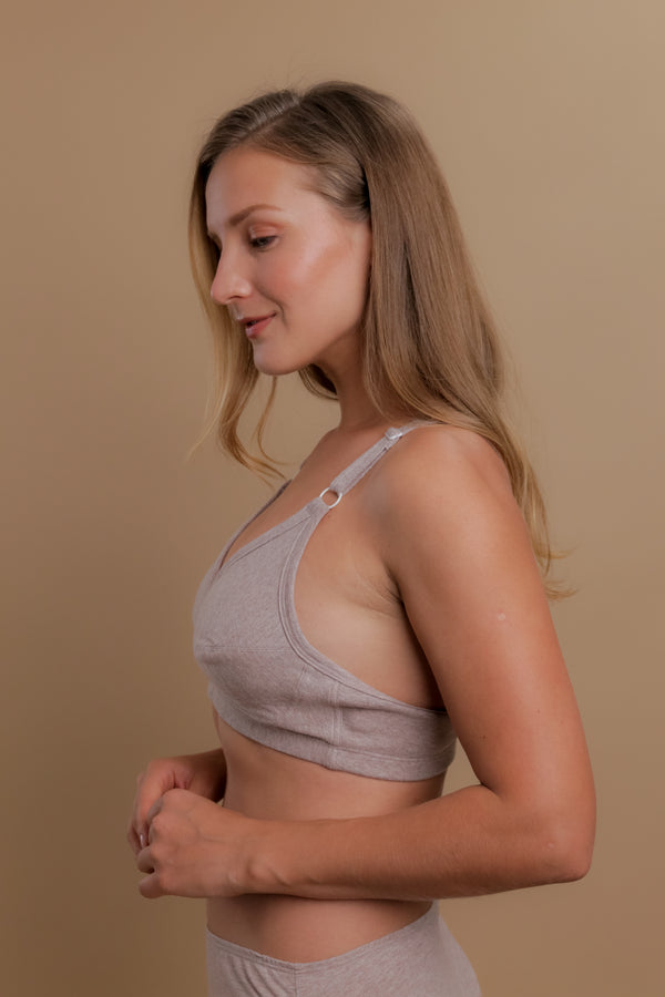 Cottonique Women's Racerback Pullover Bra