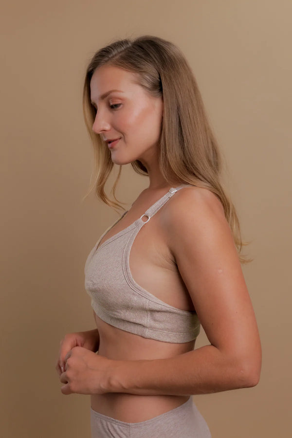 Cottonique Women's Racerback Pullover Bra