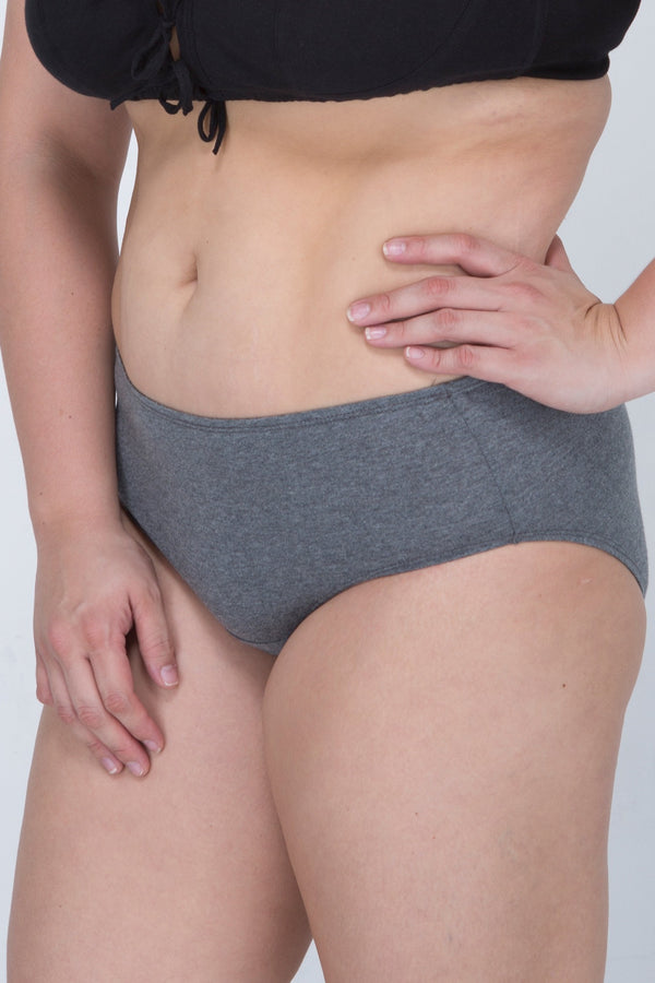 Cottonique Women's Waist Brief (2/pack)