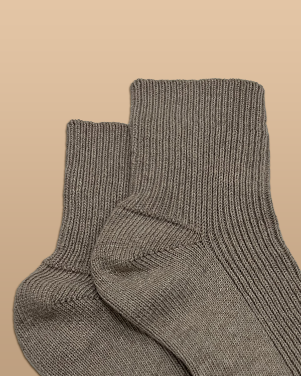 Cottonique Elastic-Free 100% Organic Cotton Quarter Socks (2 Pairs/Pack)