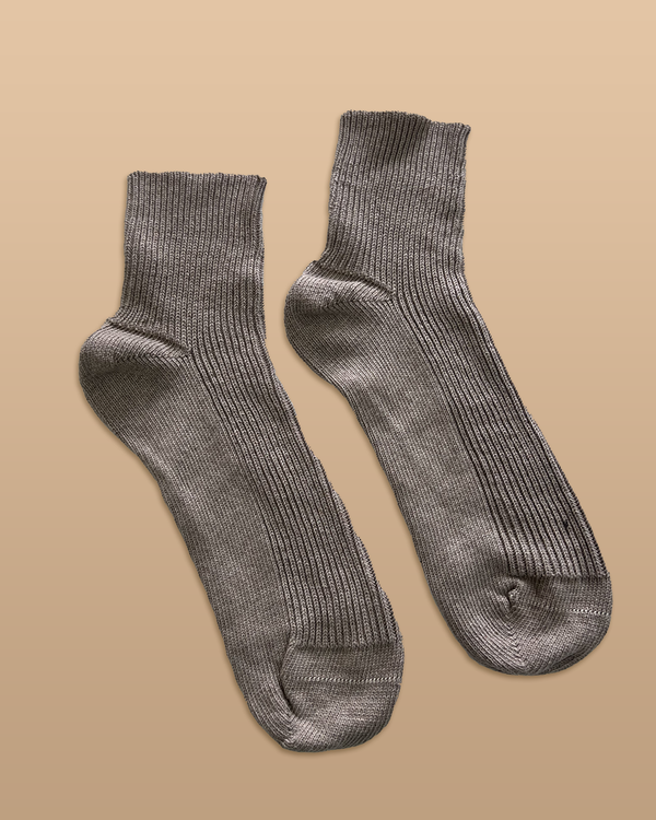 Cottonique Elastic-Free 100% Organic Cotton Quarter Socks (2 Pairs/Pack)