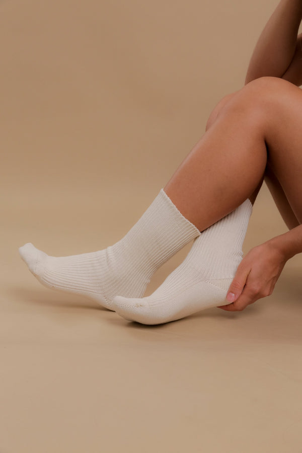 cottonique Elite Elastic-Free 100% Cotton Socks (2pairs/pack)