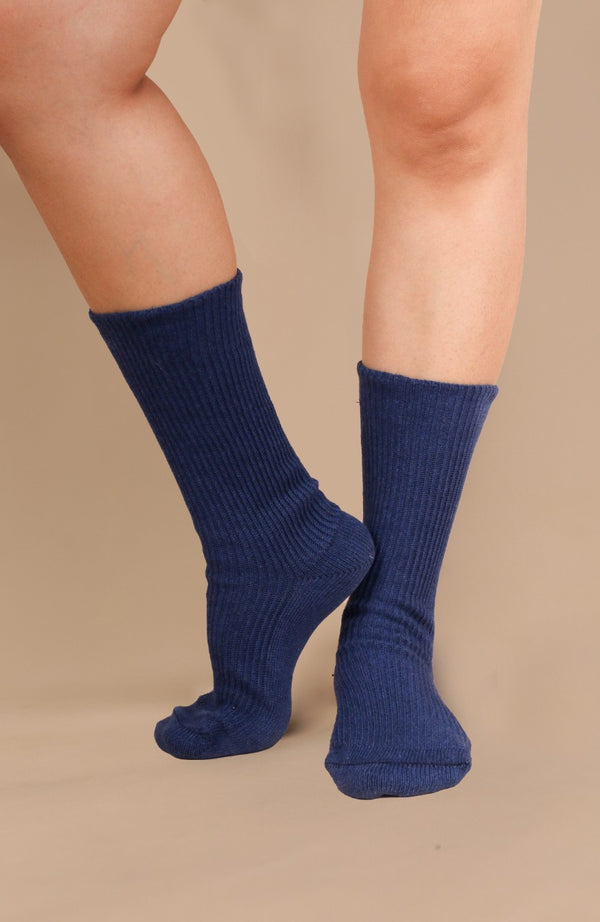 Cottonique Elite Elastic-Free 100% Cotton Socks (2pairs/Pack)