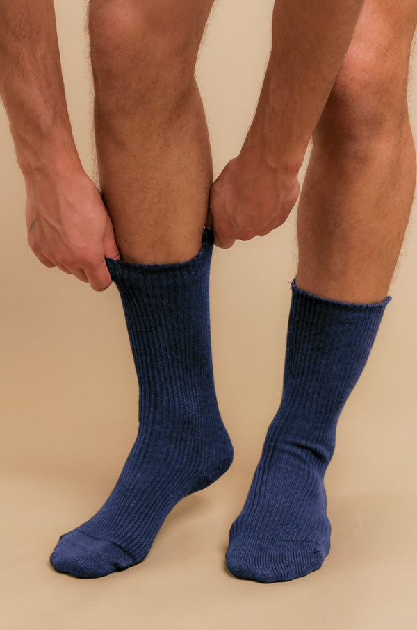 Cottonique Elite Elastic-Free 100% Cotton Socks (2pairs/Pack)