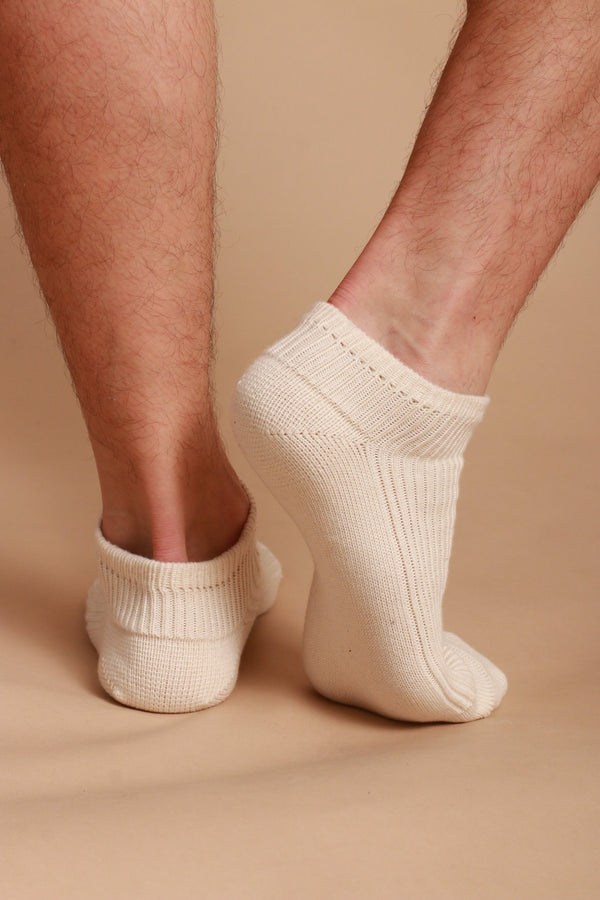 Cottonique Latex-Free 100% Organic Cotton Ankle Socks (2pairs/pack)