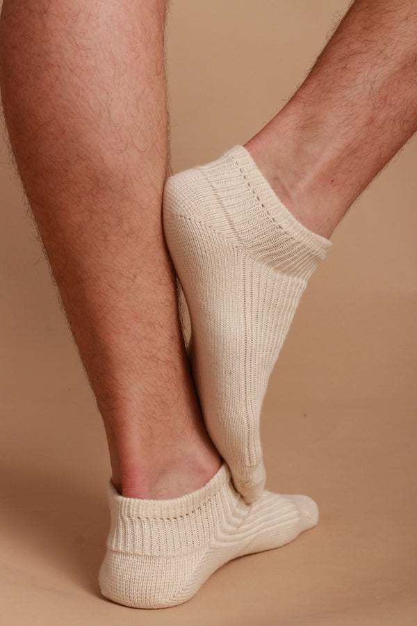 Cottonique Latex-Free 100% Organic Cotton Ankle Socks (2pairs/pack)