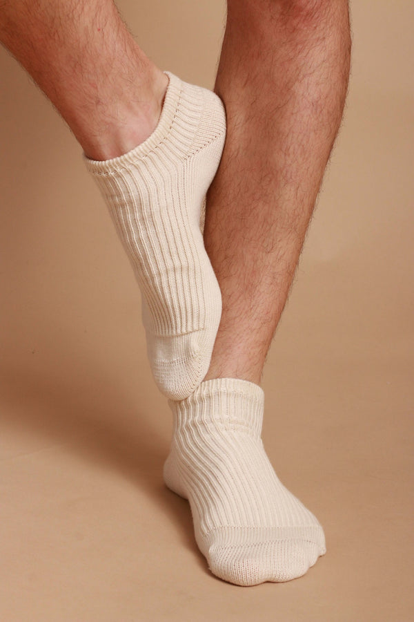 cottonique Latex-Free 100% Organic Cotton Ankle Socks (2pairs/pack)