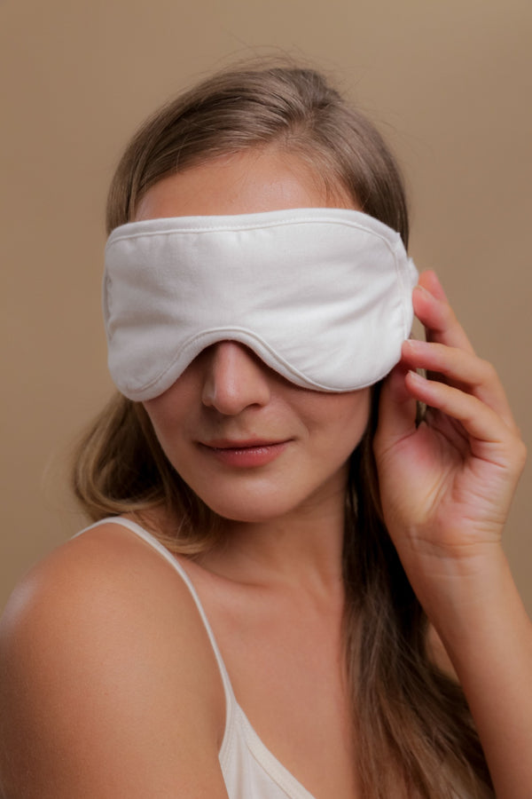 Cottonique Sleep Eye Mask - Truly Hypoallergenic - 100% Cotton