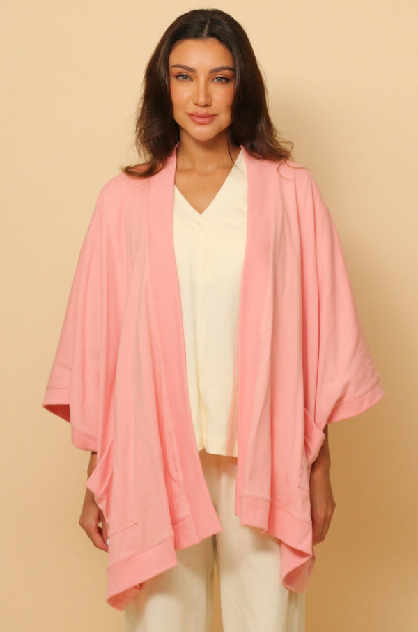 Cottonique Women's Allergy-Free Amy Open-Front Cardigan