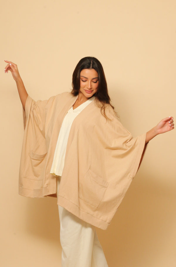 Cottonique Women's Allergy-Free Amy Open-Front Cardigan