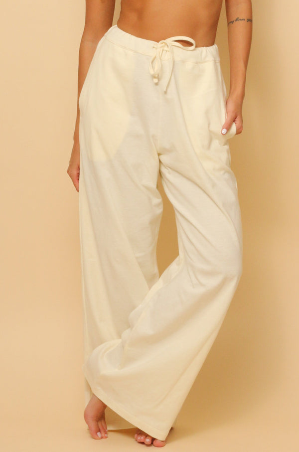 Cottonique Women's Allergy-Free Jessica Wide Leg Pants