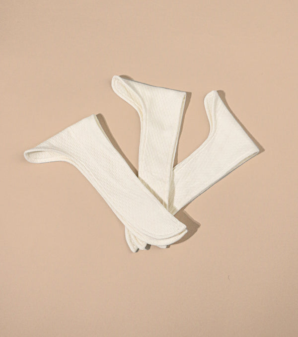 Cottonique Women's Allergy-Free Under Bust Liner (3pcs/pack)