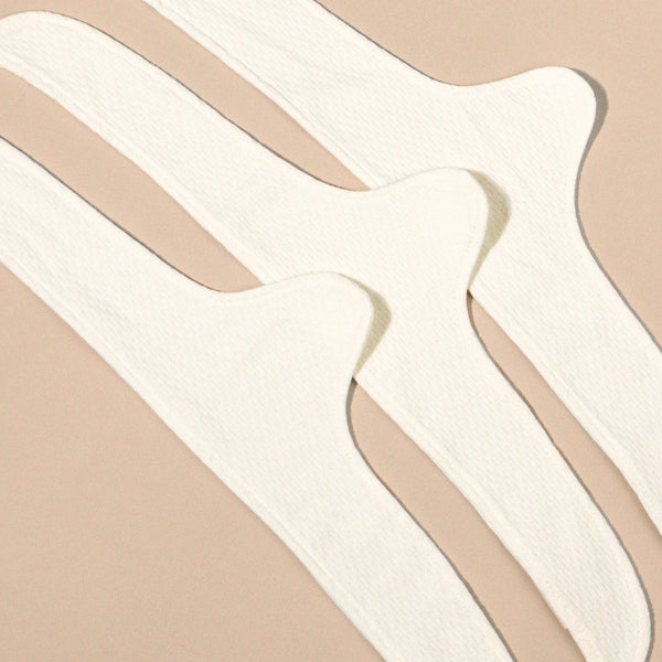 Cottonique Women's Allergy-Free Under Bust Liner (3pcs/pack)