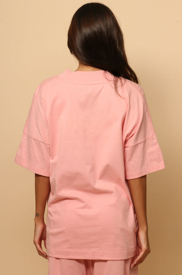 Cottonique Women's Allergy-Free Victoria V-neck Oversized Top