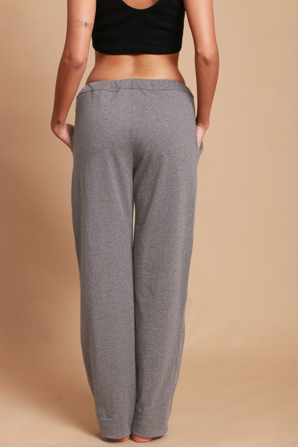 Cottonique Women's Drawstring Pants With Patch Pockets