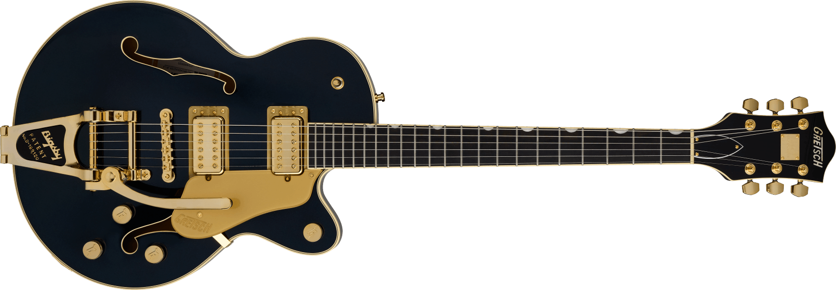 country gentleman Broadkaster® Jr. LX Center Block with String-Thru Bigsby® and Gold Hardware