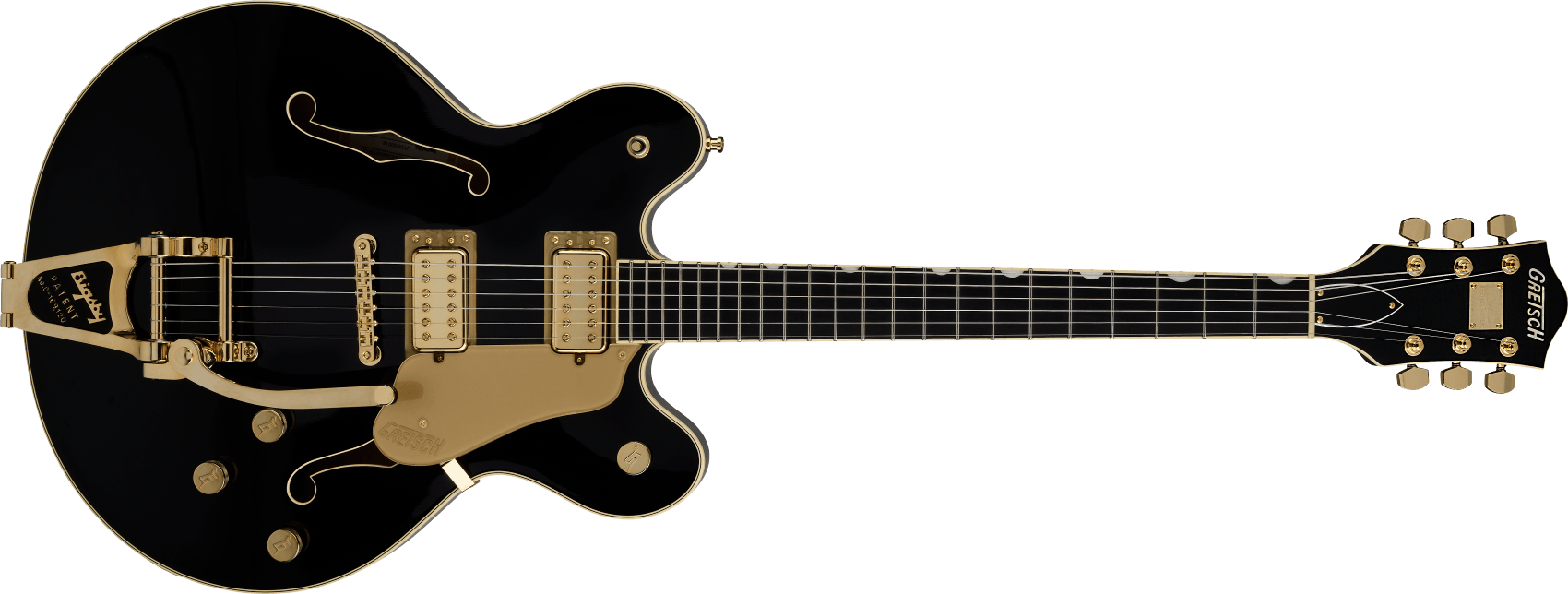country gentleman Broadkaster® LX Center Block with String-Thru Bigsby® and Gold Hardware