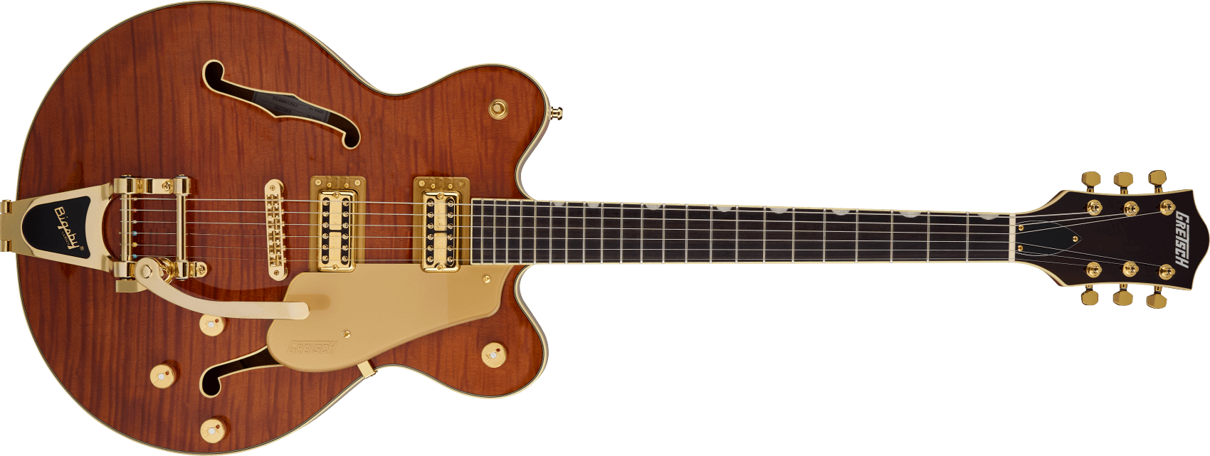 country gentleman Electromatic® LTD Flame Okoume Broadkaster® Double-Cut with Bigsby®